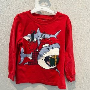 Boys Christmas Shark Long Sleeve